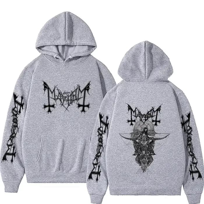 Vente Flash : Sweat à Capuche Unisexe Rock Band Mayhem
