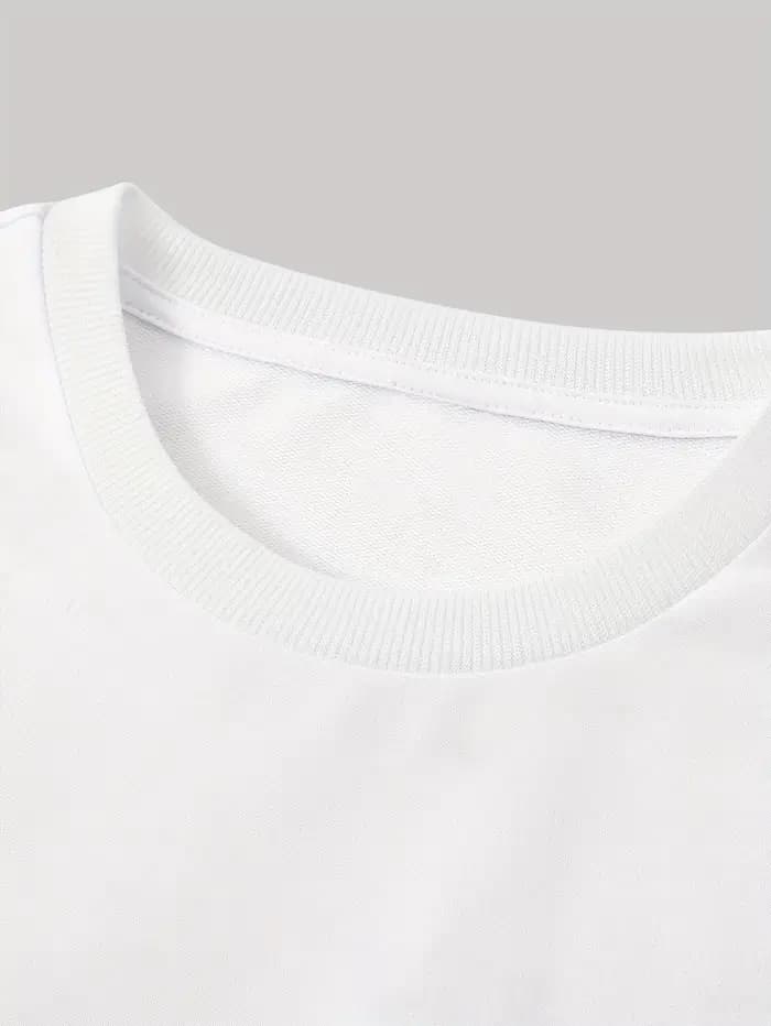 T-shirt ample à motif étoile d'été pour hommes