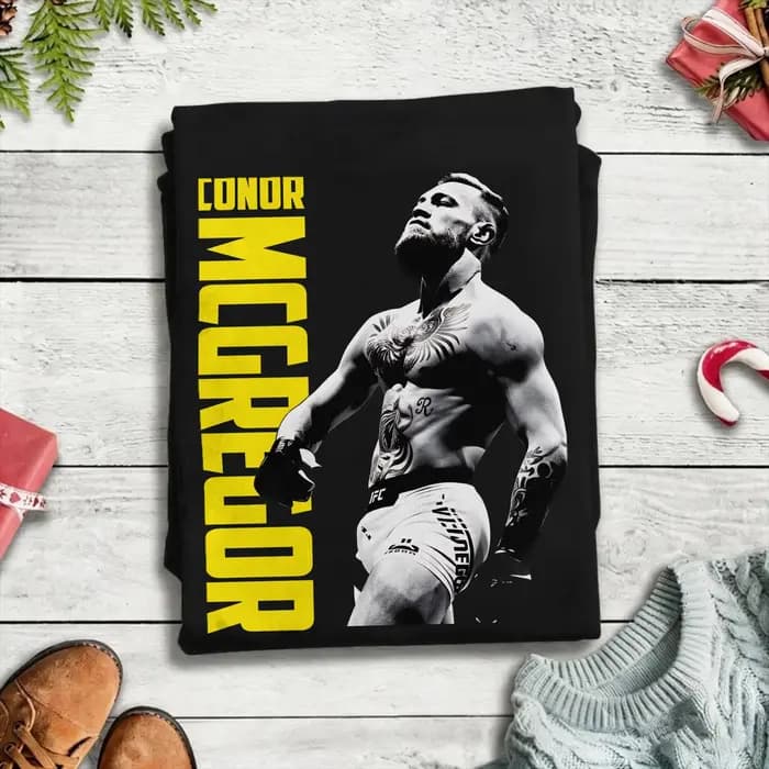 Conor Mcgregor Notorious T-shirts en coton 100% Hip Hop pour hommes
