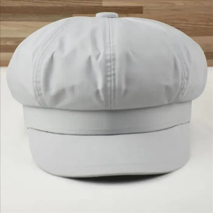 Casquette de journal en toile pour hommes