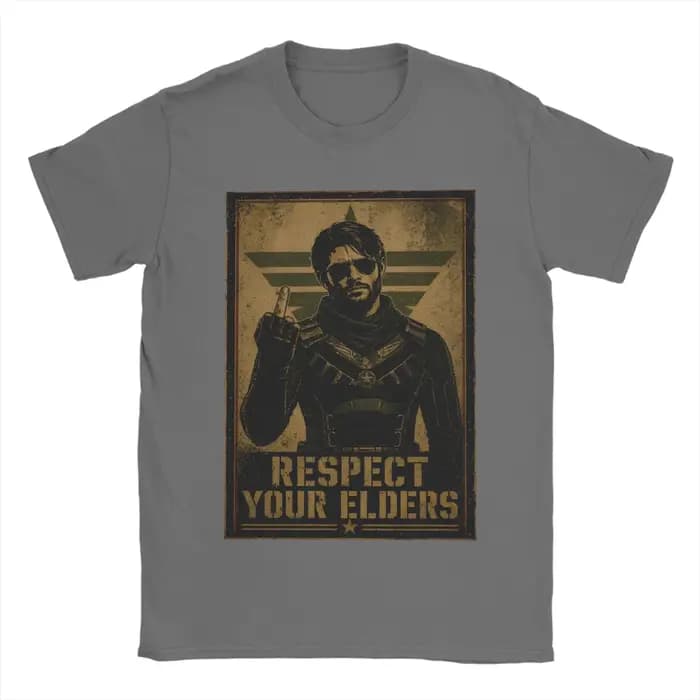T-shirts pour hommes Respect Your Elders Soldier Boy