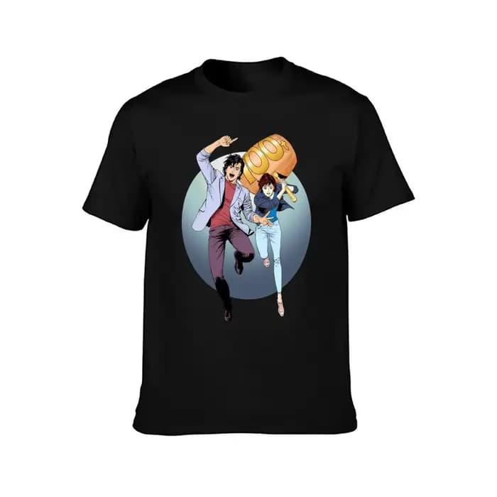 City Hunter alias Nicky Larson100 tonnes T-Shirt graphique t-shirts pour homme t-shirts drôles homme T-Shirt