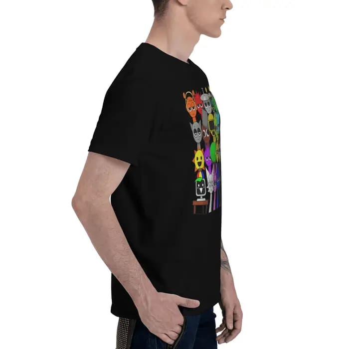 Personnalisé hommes Sprunki T-shirt à manches courtes coton