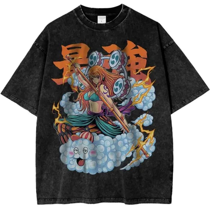 Nico Robin une pièce Anime t-shirt Vintage graphique