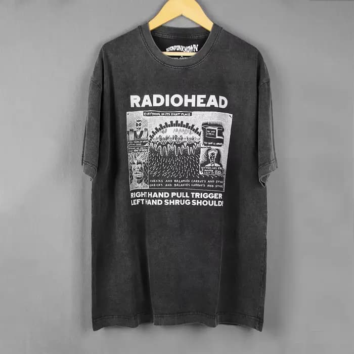 T-shirt Radiohead Everything in its right place