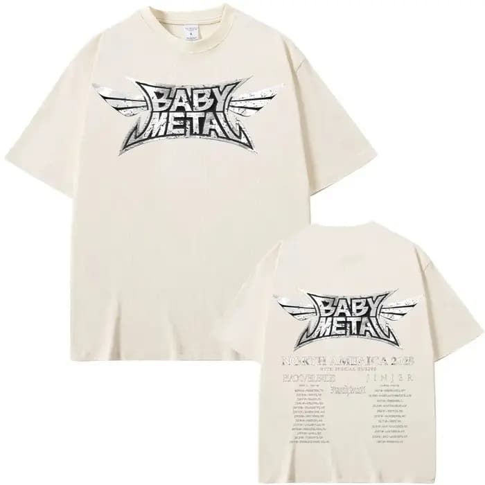 Babymetal amérique du nord Tour 2025 T-shirts Vintage