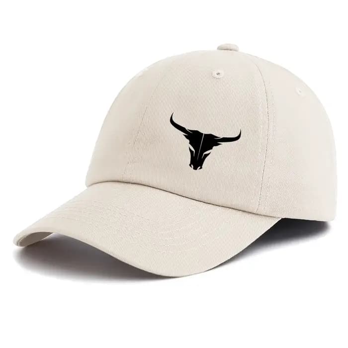 Casquette de Baseball imprimée BULL HORN pour adultes