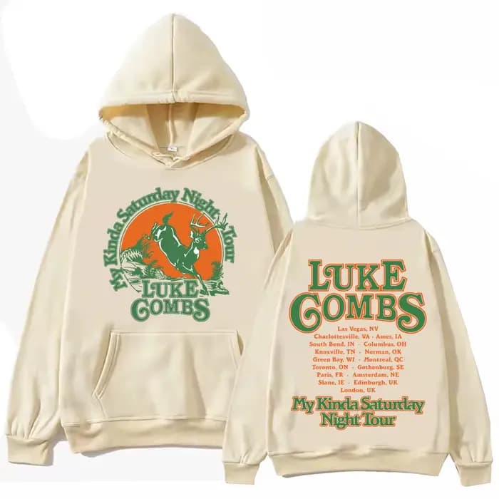 Luke Combs Tour 2026 Sweat à capuche pour homme et femme