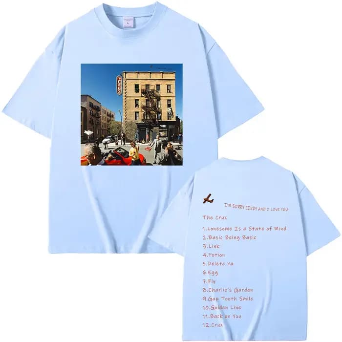 Joe Keery 2025 nouveau T-shirt Djo De Crux Album