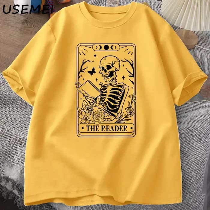 T-shirt en coton unisexe pour les amoureux des livres