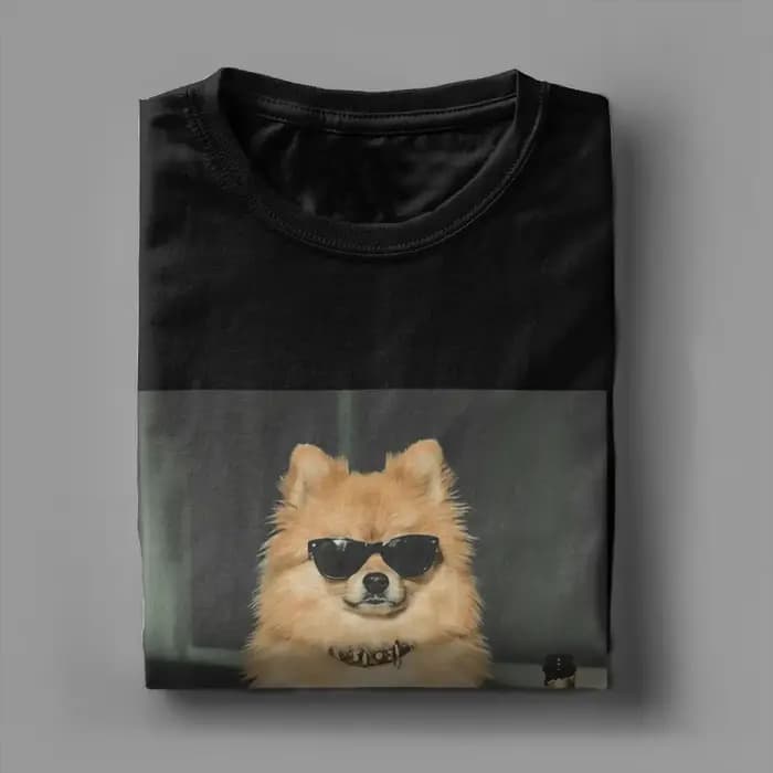 T-shirt streetwear en coton vintage à manches courtes