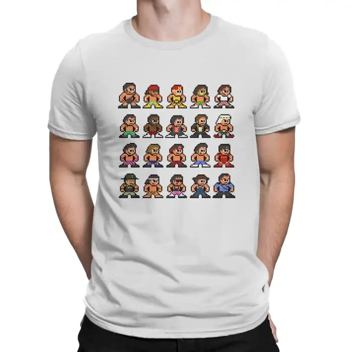 T-Shirt à Manches Courtes et Col Rond pour Homme