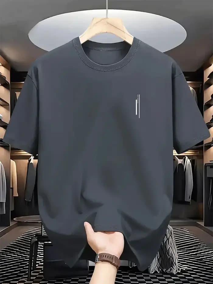 T-shirt à col rond pour homme