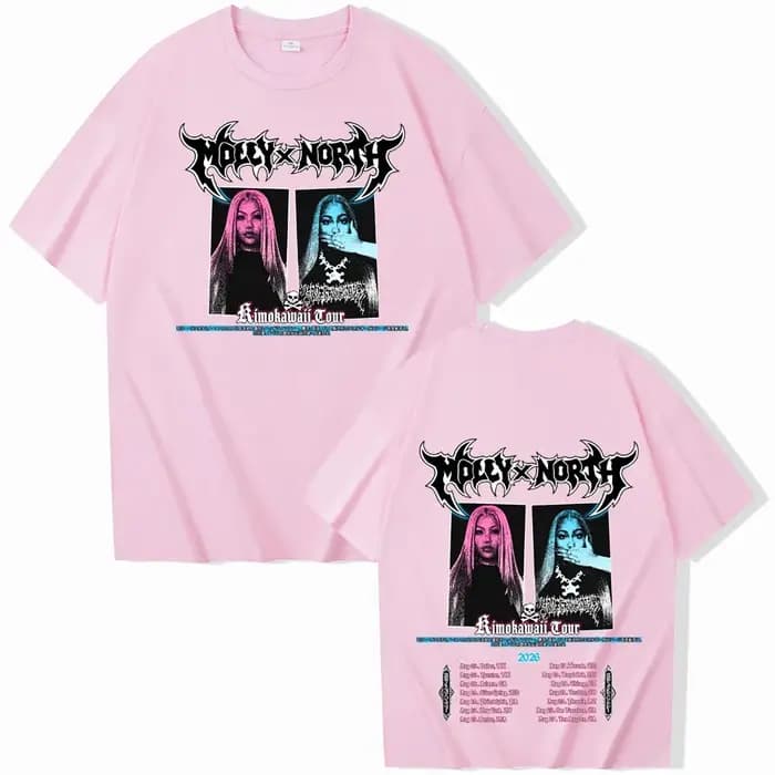T-shirt North West Molly Santana Kimokawaii Tour pour homme et femme