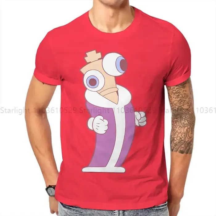 Kinger Hip Hop TShirt l'incroyable cirque numérique T-shirt décontracté plus récent T-shirt pour adu