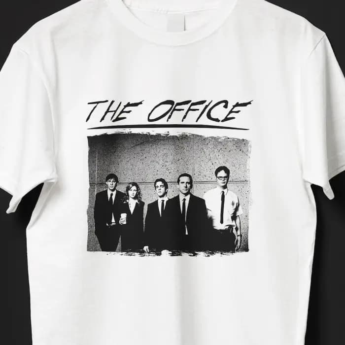 L'émission de télévision de bureau série Michael Scott Jim Halpert Dwight Schrute Pam Beesly imprimé T-shirt femme