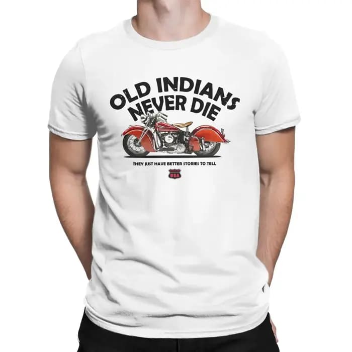 T-shirt rétro pour motards