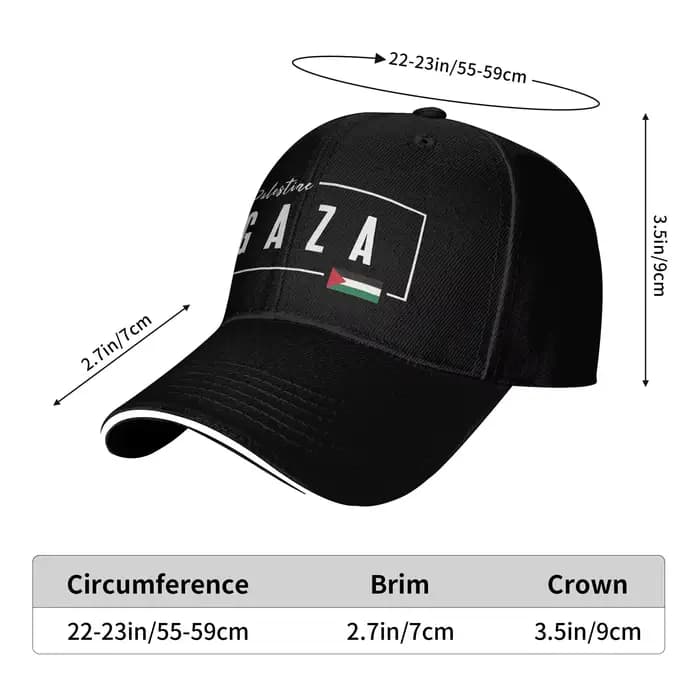 Gaza Palestine casquette de Baseball femmes hommes imprimer camionneur chapeau été à la mode Sports de plein air
