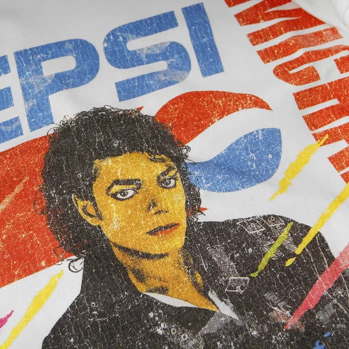 T-shirt Michael Jackson Bad au design rétro