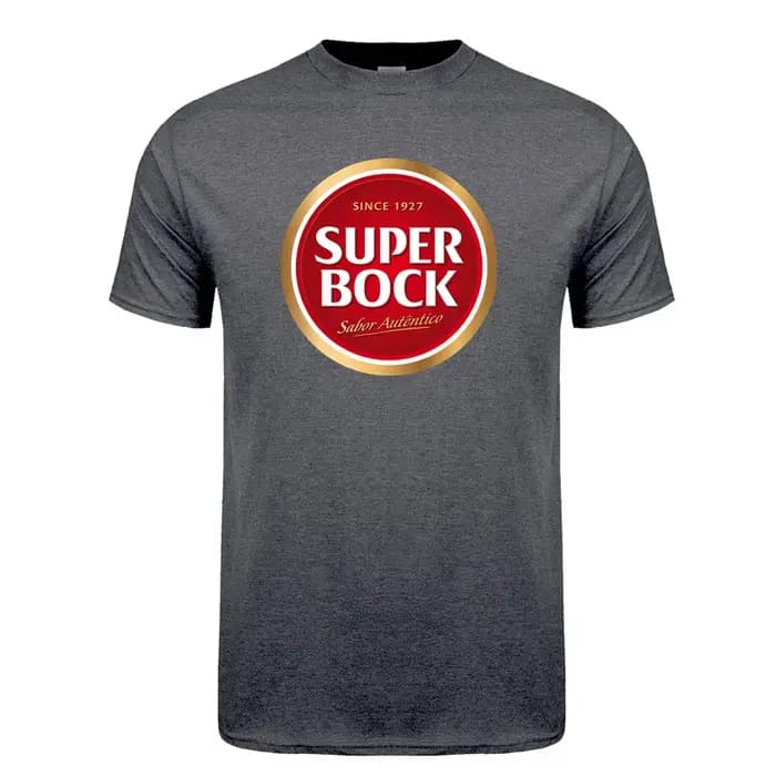 SUPollBOCK SABOR AUTENTICO Économie Unisexe Y-Tee DZ-007 Super Bock T Shirt Été Hommes Cool Coton Manches Courtes DEPUIS 1927