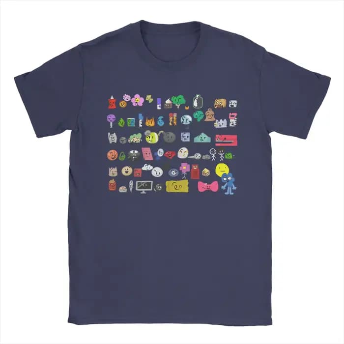 Loisirs BFDI bataille pour Dream Island T-Shirts hommes col rond coton