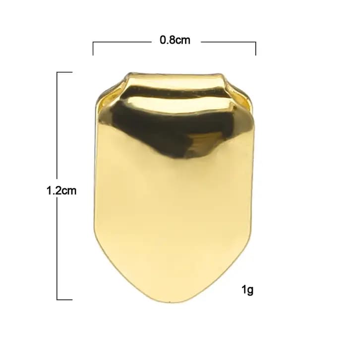 GUCY nouveau capuchon Grillz à dents simples Hip Hop gril supérieur et inférieur