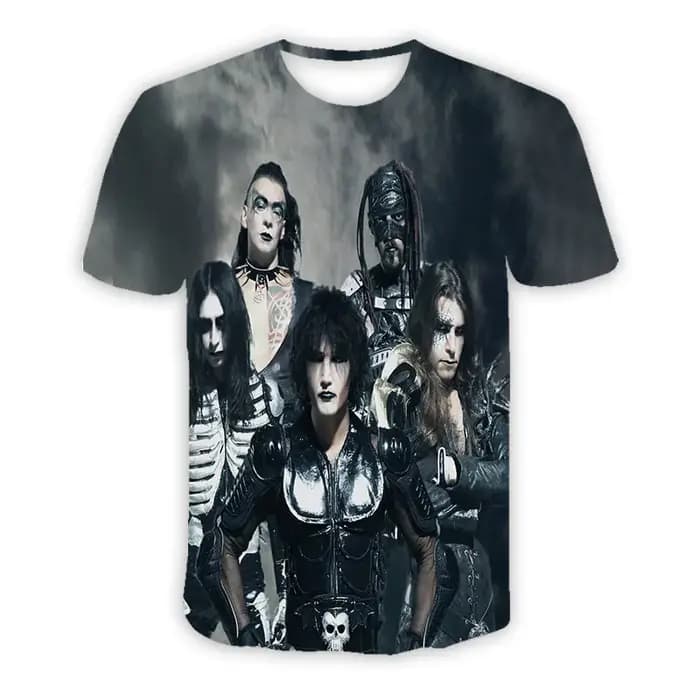 CAVVING T-shirts décontractés imprimés en 3D DEATH SS