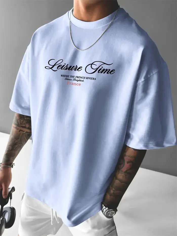 T-shirt de style vacances pour hommes