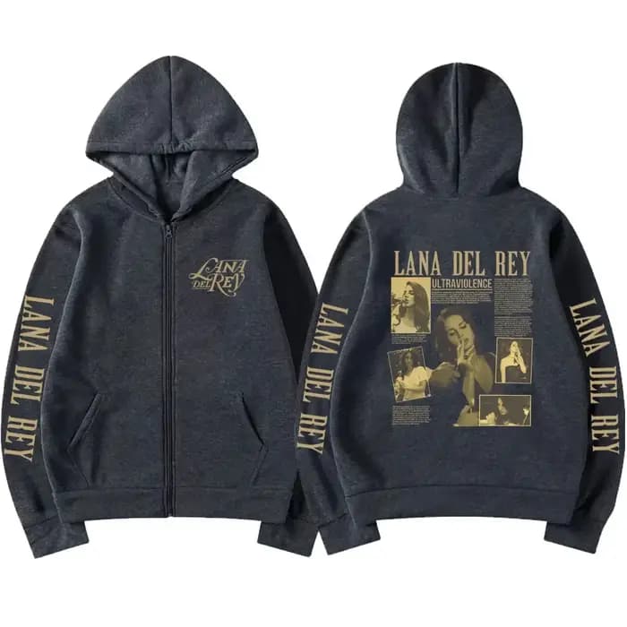 Sweat à capuche rétro Lana Del Rey pour hommes et femmes