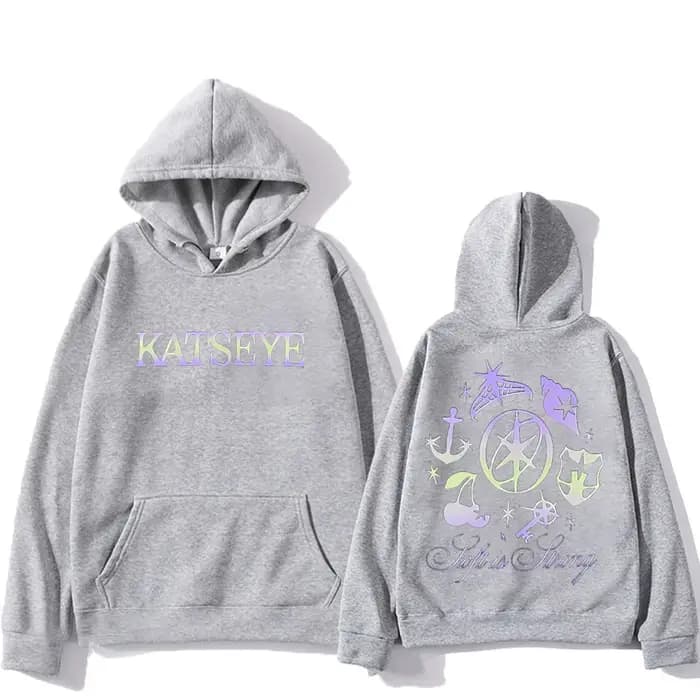 Katseye mode sweat à capuche hommes femmes 2025 surdimensionné à manches longues vêtements pulls décontractés vintage