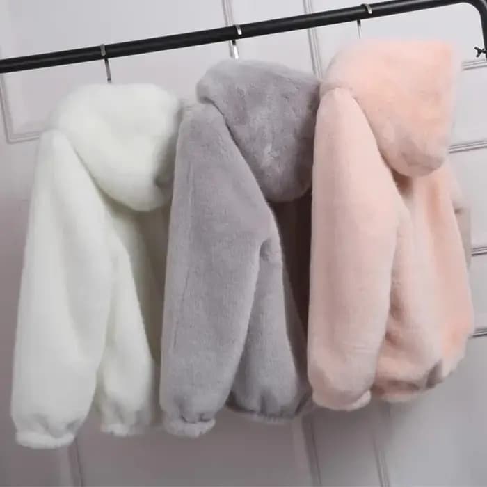 Sweat à capuche épais et moelleux pour femme