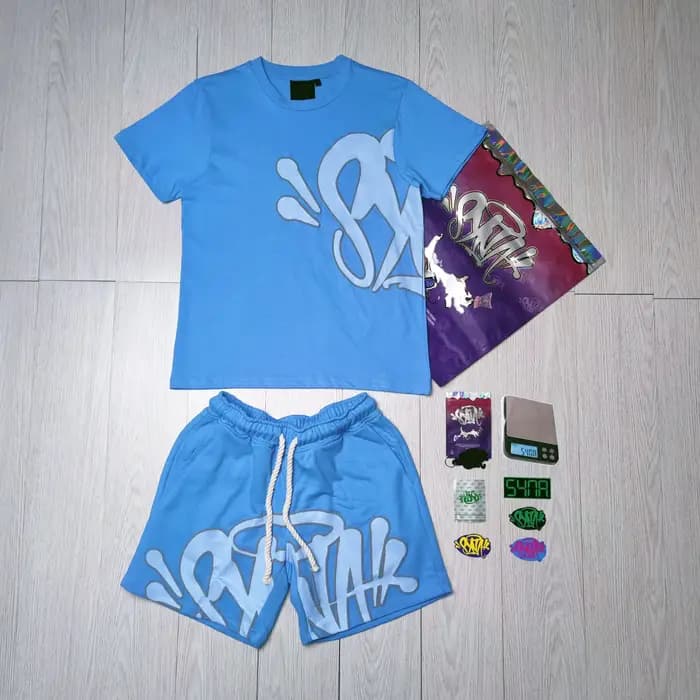 T-shirt et short décontractés d'été Synaworld pour l'extérieur