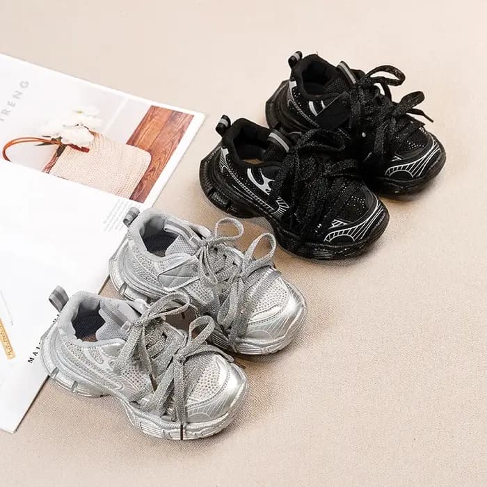 Baskets coordonnantes de style coréen pour enfants