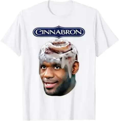 Cinnabron Meme T-Shirt drôle mode homme vêtements de rue à manches courtes disant
