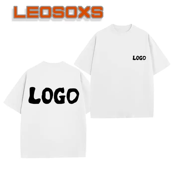 T-shirt unisexe décontracté et sportif en coton 100% 230G