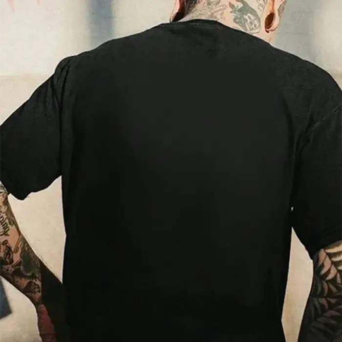 T-shirt Moto en coton amusant de haute qualité pour hommes