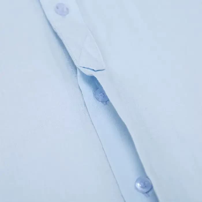 Chemise décontractée en coton et lin pour hommes