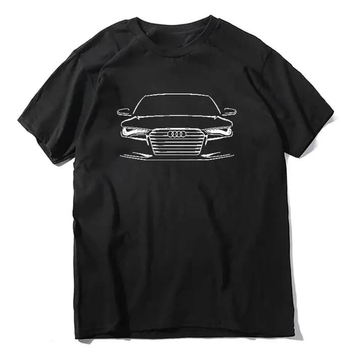 S col rond coton t-shirt hauts conception Rs6 Rs3 Rs4 avant-gardiste hayon Twin-Turbo Racer réglage