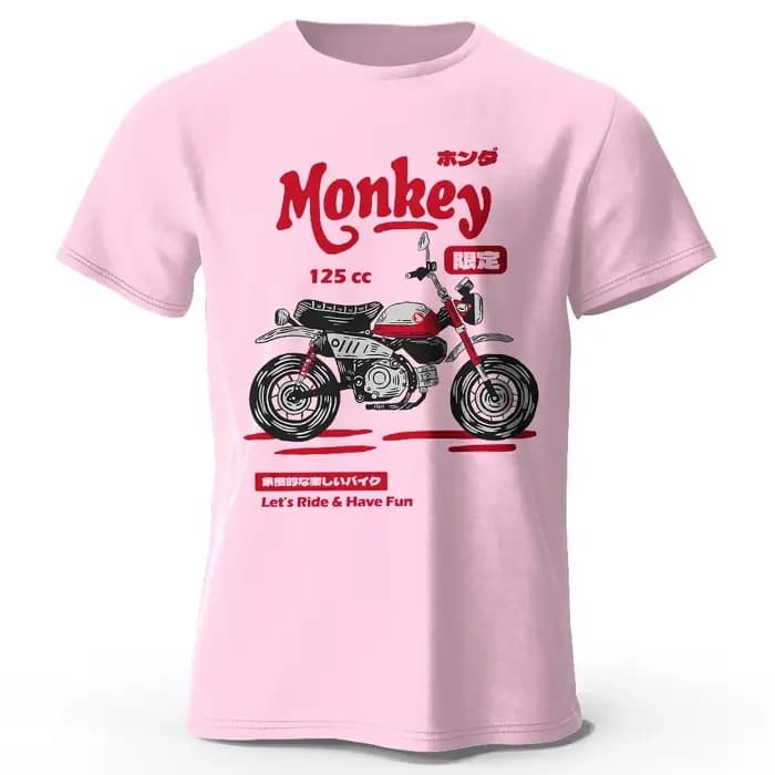 T-shirt vintage avec dessin de moto