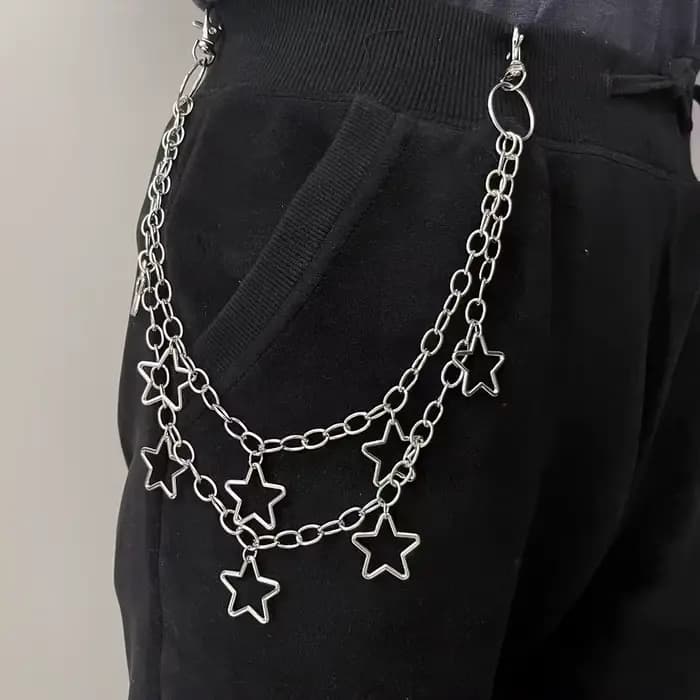 JOHip Hop Hipster Punk Metal Crescent pour hommes et femmes
