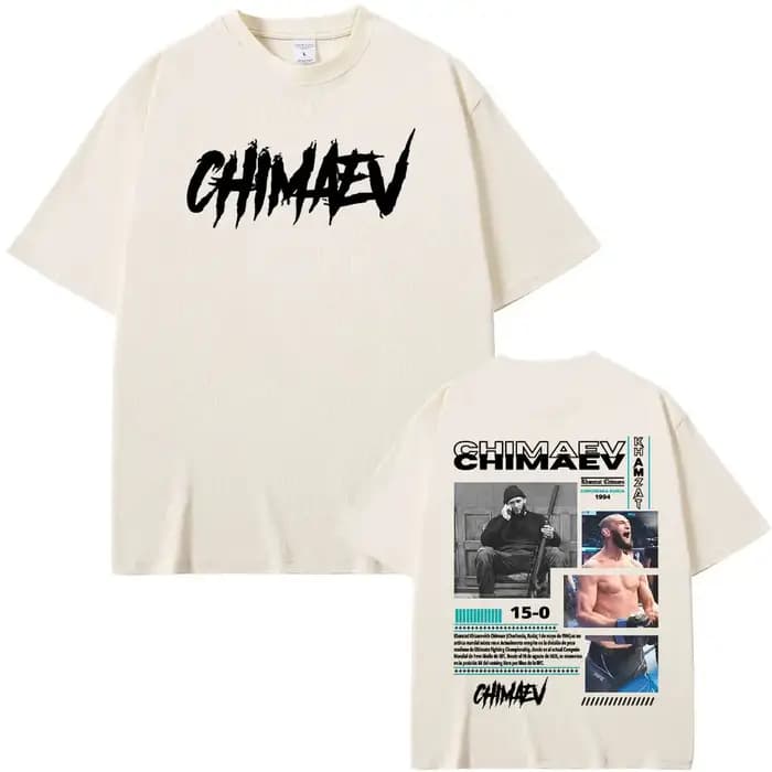 Khamzat Chimaev couverture graphique T-shirts hommes femmes mode d'été Hip Hop tendance