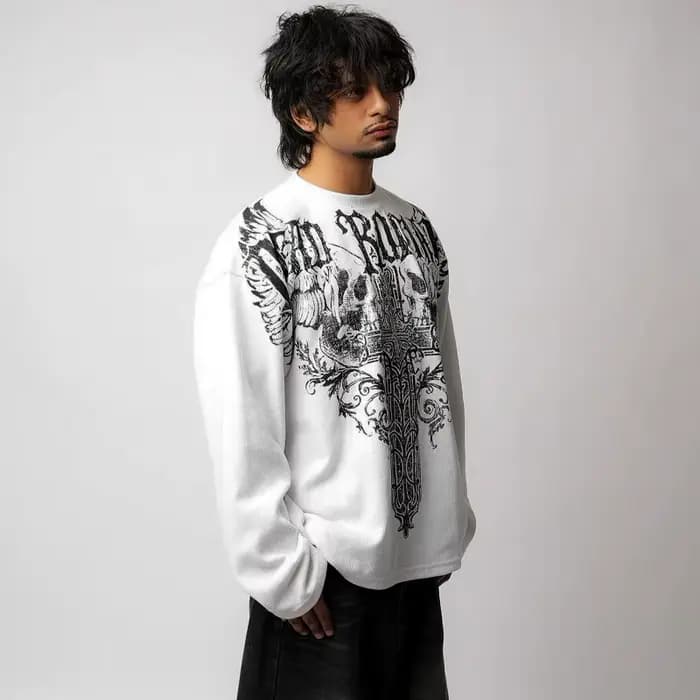 Y2k Obsessed Sweat à capuche zippé Tendance Déesse Peinture Couple