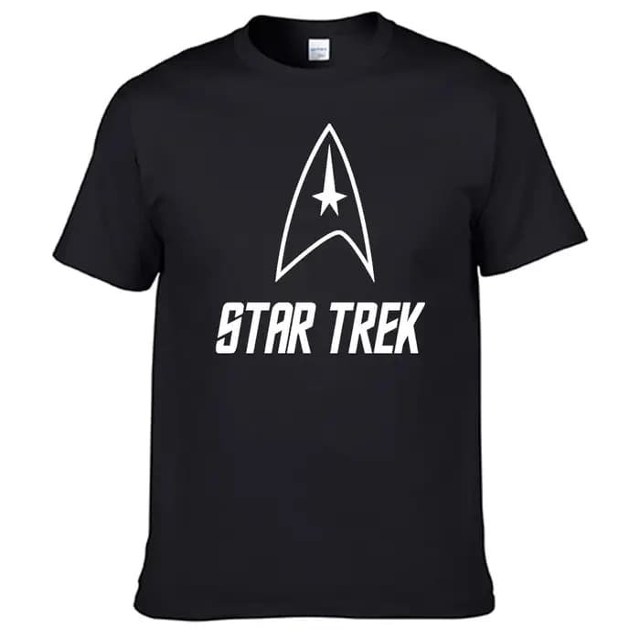 T-shirt étoiles Treks pour hommes, 100% coton