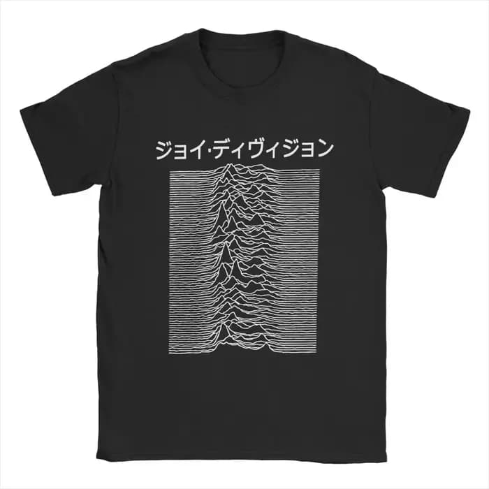 Joy Division-T-Shirt à Manches Courtes en Coton pour Homme et Femme