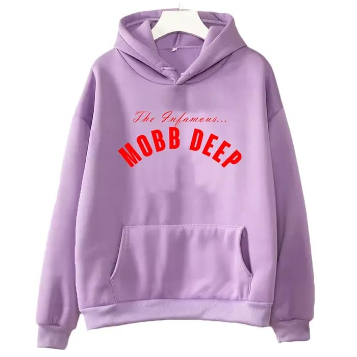 Mobb profond à capuche pour automne/hiver Hip Hop polaire sweats à manches longues gothique vêtements