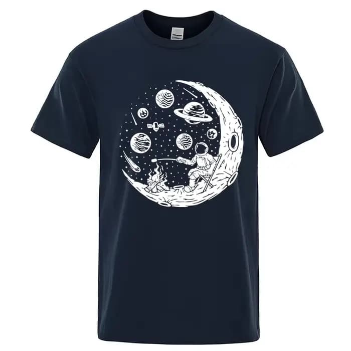 T-shirt pour homme en coton mélangé de haute qualité