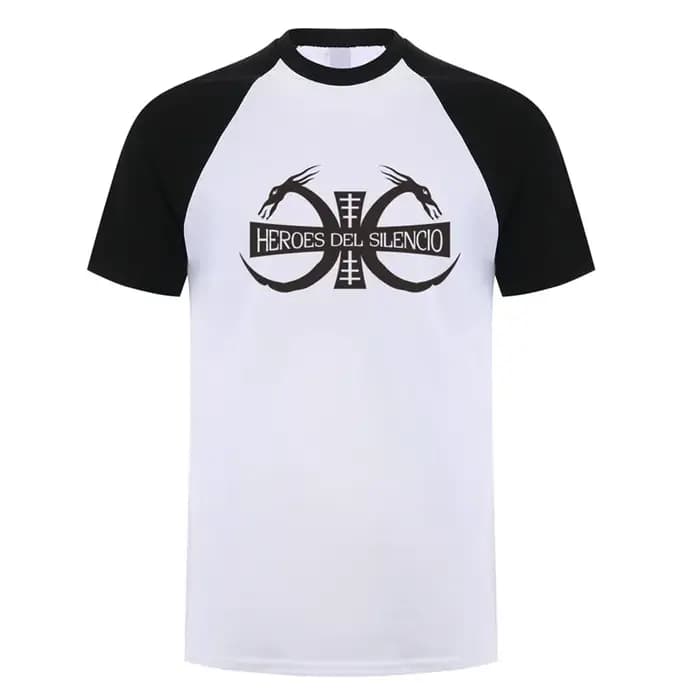 Heroes Del Silencio Rock Band Logo T-Shirts à manches courtes coton décontracté Mans Hip Hop t-shirt LH-266