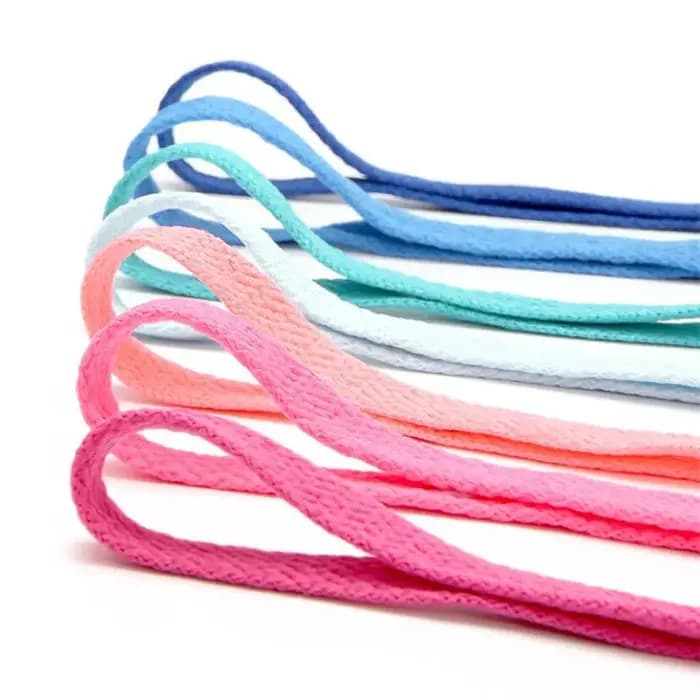 1 paire de lacets plats pour baskets 13 couleurs