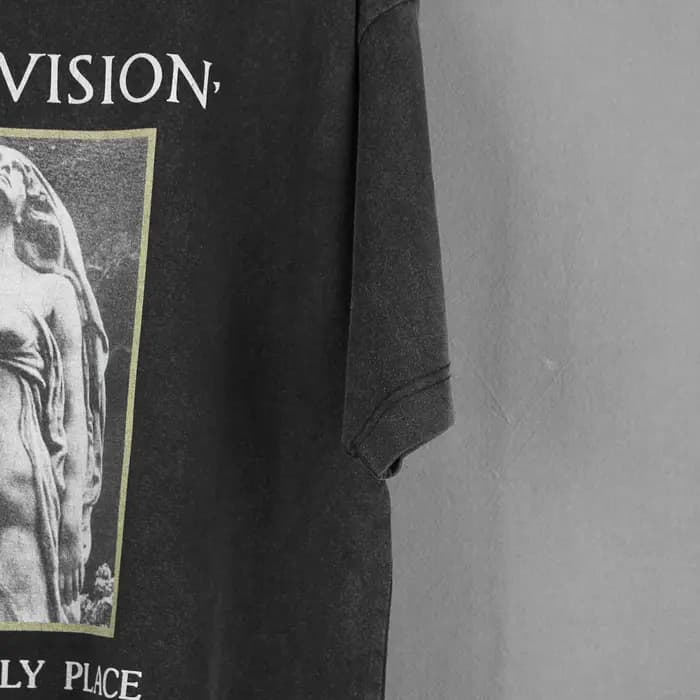 T-shirt Joy Division In A Lonely Place Song Vintage Post Punk Band Merch pour hommes