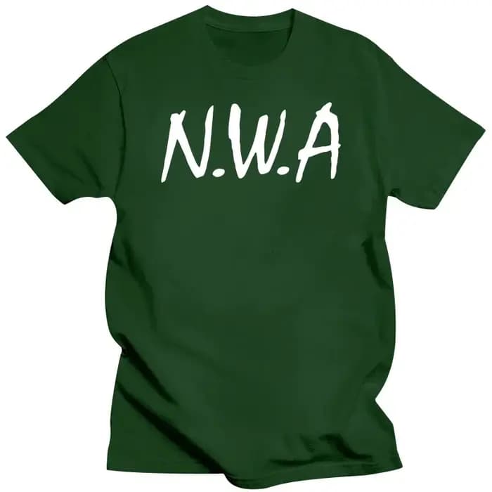 T-shirt à manches courtes NWA Hip Hop Rap années 90